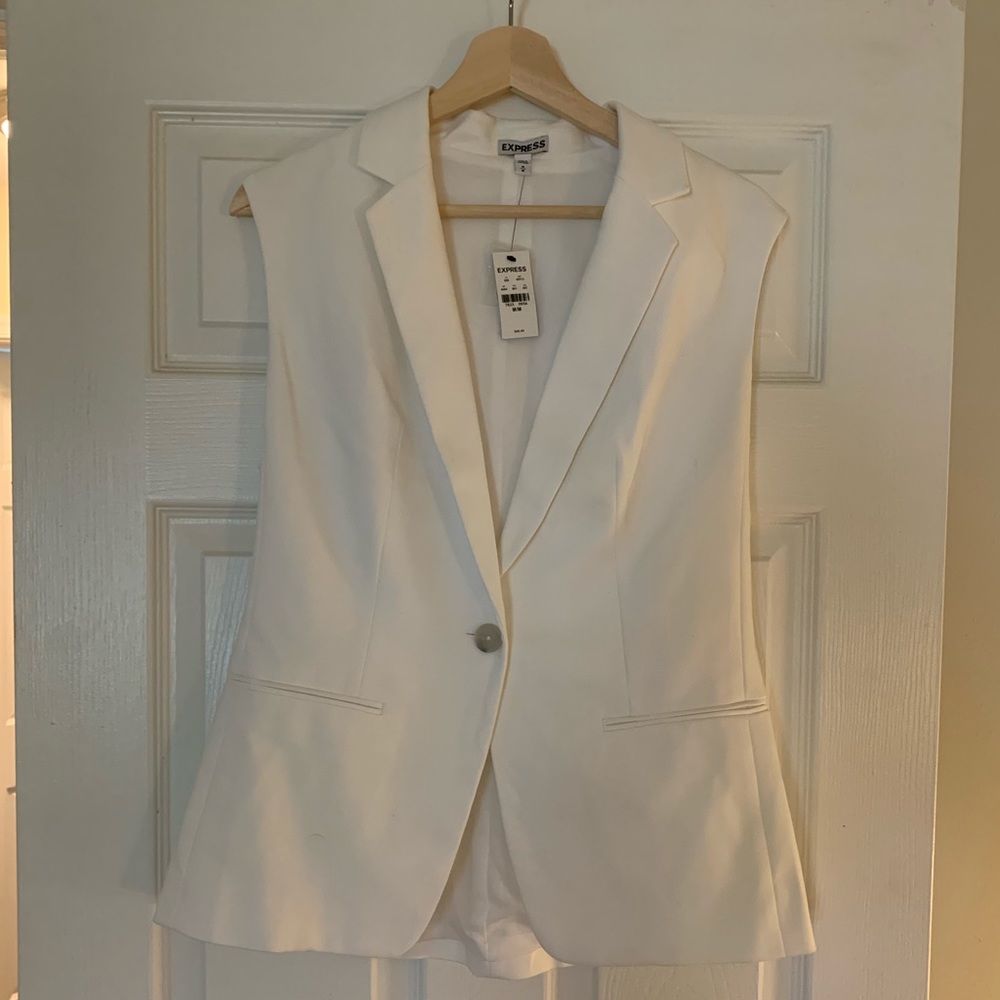 Express White Blazer